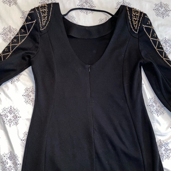 Beaded Mini Dress - Picture 3 of 4